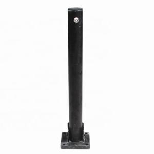 Quality E Coating Metal Outdoor Bollard , Foldable Collapsible Parking Bollard wholesale