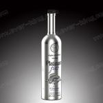 Electroplated Spirit Wine Vodka Glass Liquor Bottle Customized 500ml