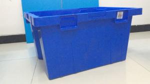 Quality Large Customized Plastic Storage Turover Boxes 800*600mm Multi - Purpose wholesale