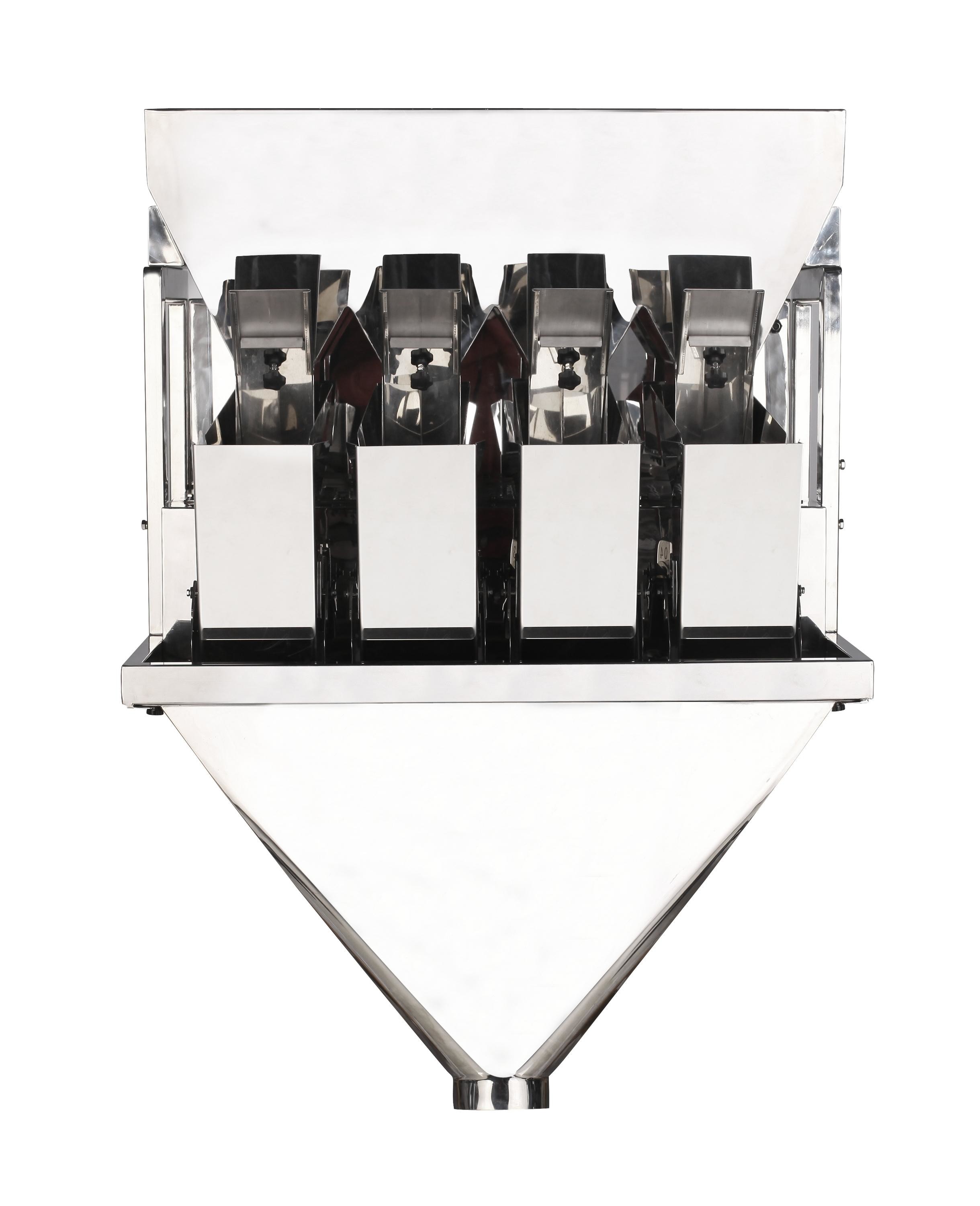 Automatic 2/4 Heads Linear Weigher Packaging Machine Weighing Food