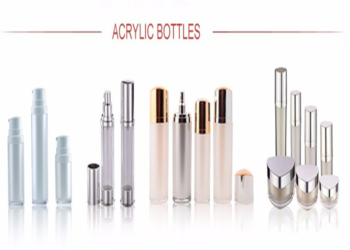 Wholesale Luxury Skin Care Bottle Plastic Lotion Bottles Packaging Empty Skin Care Bottle Acrylic Lotion