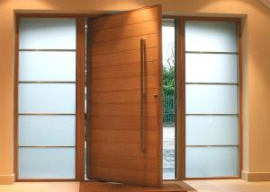 Quality Solid Wood Modern Pivot Front Doors wholesale