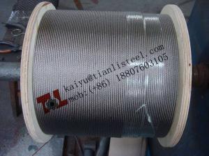 Quality 6x37+IWRC Stainless Rope A2 304 A4 316 diameter 12mm wholesale