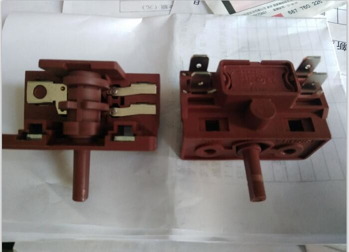 5 Position Heater Rotary Switch , 6 Position High Voltage Rotary Switch