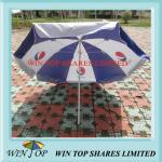 40" Fashion Promotional Blue Beach Umbrella
