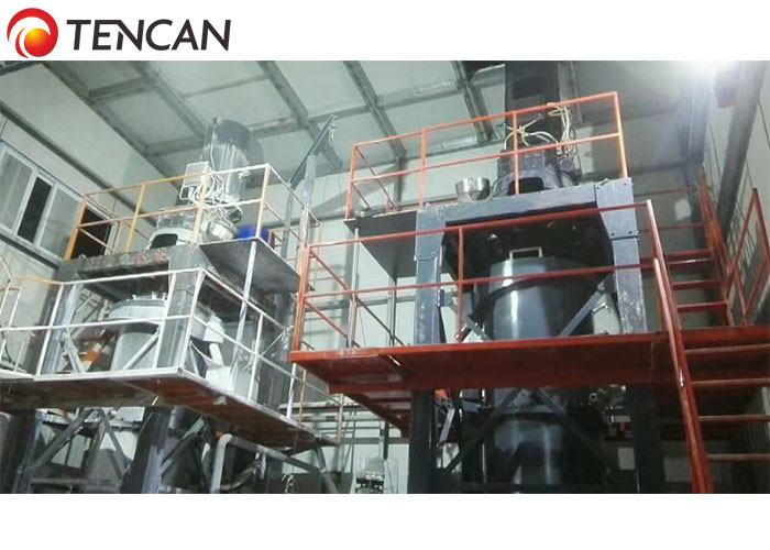 Talcum Superfine Powder Wet Milling Colliding Cell Mill 264KW 5.5-8 T/H