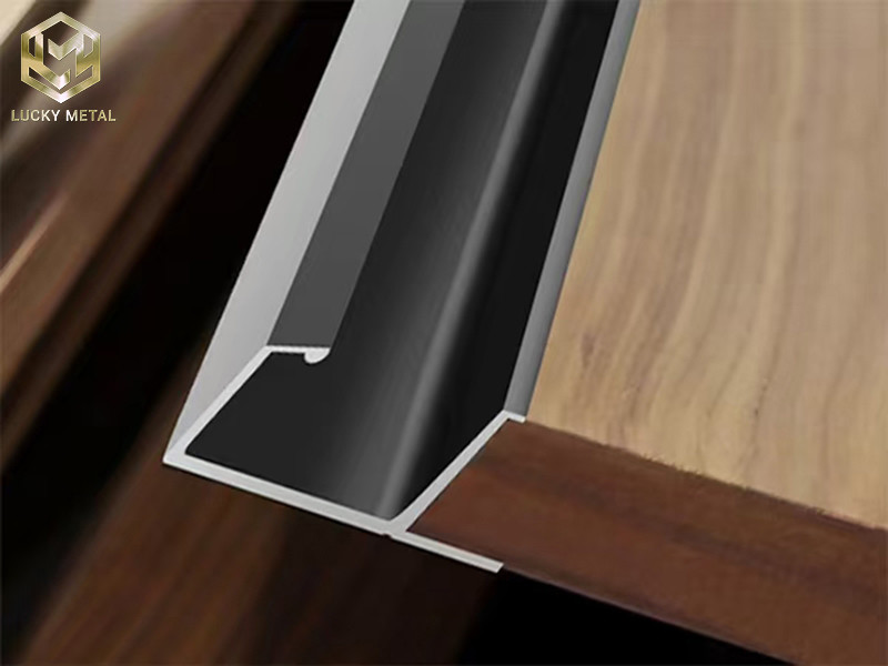 Modern Furniture Wardrobe Long Aluminum Door Handles Drawer Cabinet Handle Profile