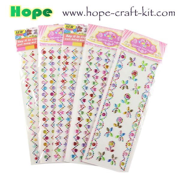 3D Acrylic Self Adhesive Stickers for kids diy craft and Decal Mobile Scrapbooki