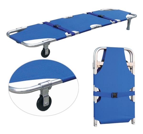 71in Power Folding Scoop Stretcher Ems Light Weight For Hospital Patient