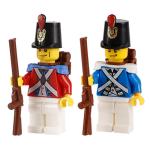 MOC royal navy model sailor captain imperial soldier mini figures building