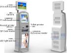 Cashless Dual Screen Kiosk Tickets Picking Up , No Payment Involvement