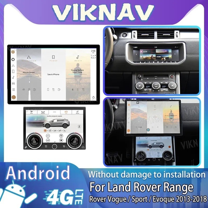 13.3 Inch Head Unit For 2013-2018 Range Rover Evoque Vogue Sport 128G Navigation GPS Multimedia Player Carplay 4G