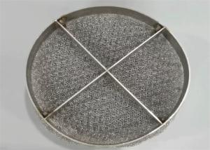 Quality Round SS316l Mesh Pad Demister For Distillation And Rectification Plant wholesale