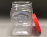 Red Cap Round 1kg 77g Food Grade Plastic Bottles