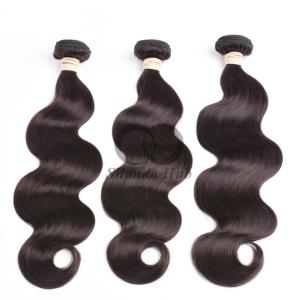 Quality #2 Dark Brown Body Wave Remy Human Hair Bundles Sew In Weave Bundles Brazilian Bundle Deals wholesale