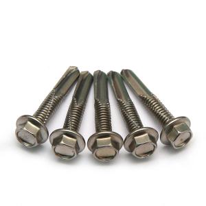 Quality Stainless Steel 550 Hex Head Self Drilling Screws For Heavy Thick Metal Steel wholesale
