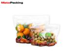 Breathable Fresh Vegetable Plastic Packaging Bags Transparent Custom Printed