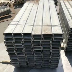 Quality C6 6 Inch Stainless Steel Channels Beams Galvanized U Beam Steel U Channel Structural Steel C Channel C Profile wholesale