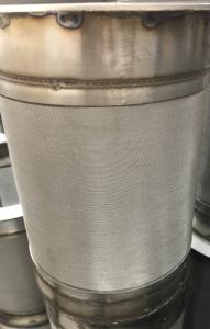 160mm Diameter Metal Filter Cartridge , 5000mm Length Metal Filter Element