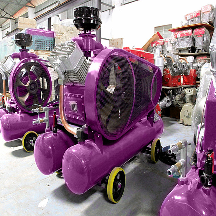 Belt Driven Air Compressor Reciprocating Air Compressor Machine Piston Air Compressor