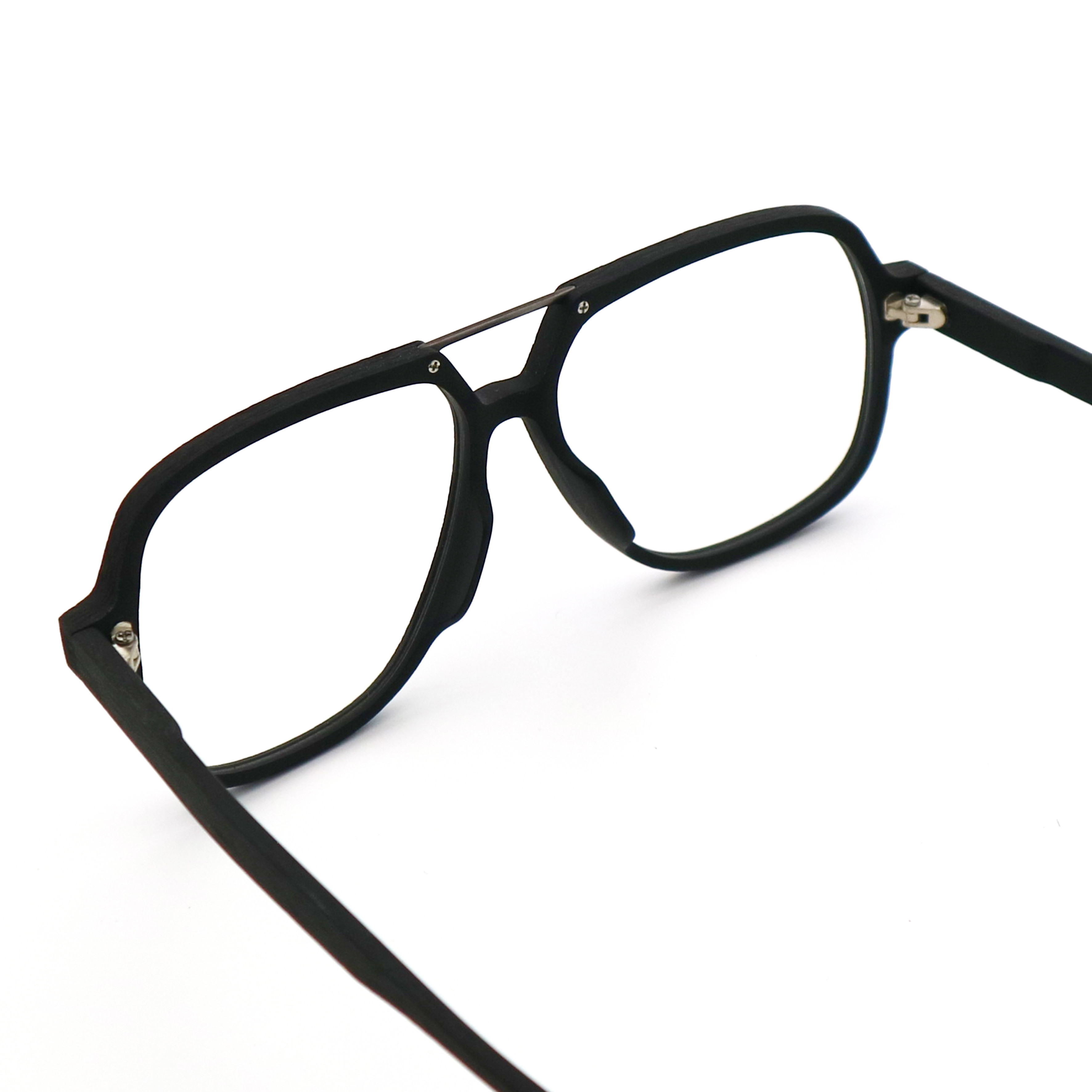 Handmade Retro Imitation Wood Acetate Optical Glasses Frame For Men And Women