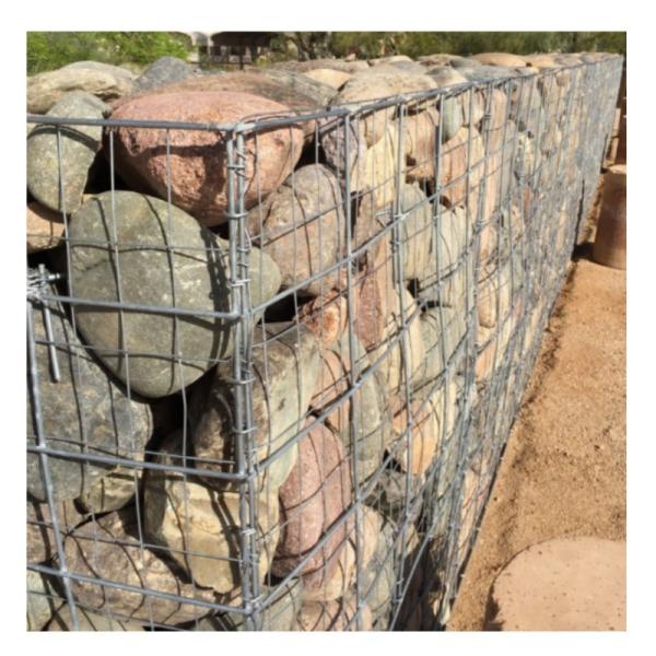 Corrosion Resistant Outdoor Landscape Wire Mesh Box for Retaining Wall
