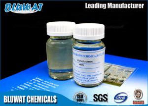Quality High Viscosity Polydadmac Coagulant Drinking Water Treatment Chemicals Transparent Colloid wholesale