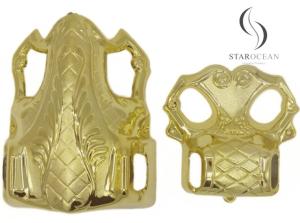 Quality Light Gold Coffin Corner Accessories Funeral Products Manufacturer 4# LG wholesale