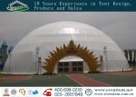 Aluminum Alloy Clear Camping Tent , Transparent Dome Tent From 5m To 40 Diameter