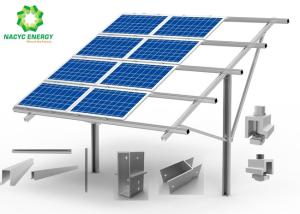 Quality SGS Portrait Orientation 500W Solar Ground Racking System wholesale