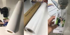 Quality 240gsm Resin Coated 24 Photo Paper Roll , Satin Photo Paper For Large Format Printers wholesale