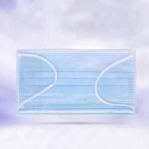 Quality 3 Ply Disposable Dental Face Mask Adjustable Nosepiece Hygienic Non Allergic wholesale