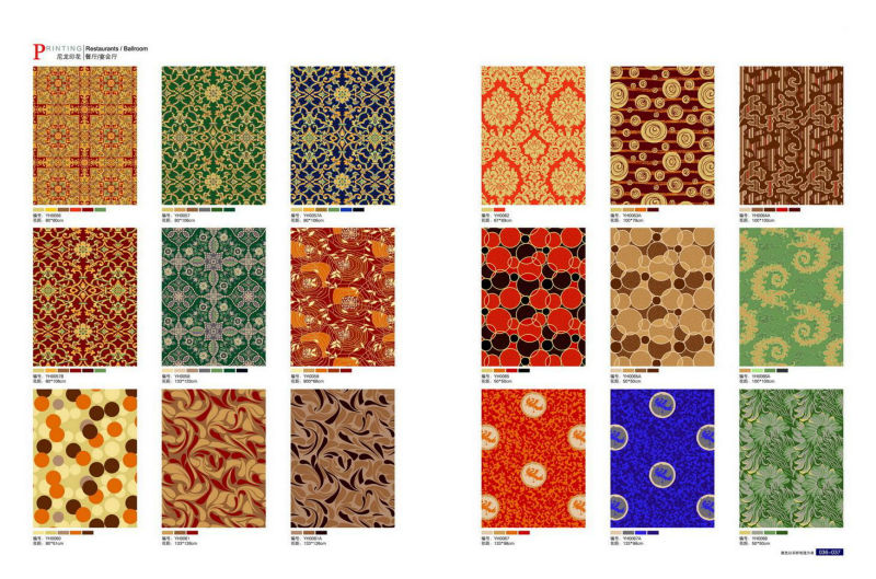 Nylon printed carpet for hotel,restaurant,casino made in China, rugs carpet