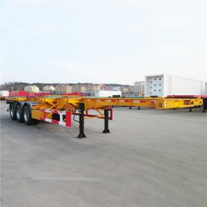 Quality Payload 100T 40ft Skeleton Trailer Tri Axle Chassis wholesale