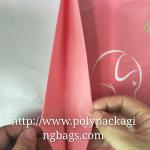 Moisture Proof Red Frosted Printed Drawstring Bags Fit Christmas Gift