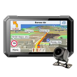 Quality 1.5GHz WCDMA Motorcycle GPS Navigator 7 Inch 8000MAH With 1080p Camera wholesale