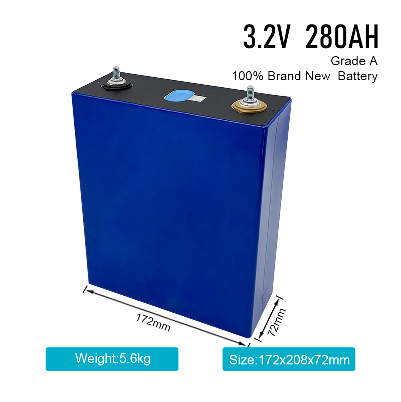 280ah Rechargeable Lithium Battery Pack Lifepo4 Cell 6000 Cycle