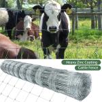 Galvanized Wire Mesh 5 Foot Cattle Fence Agricultural Rural Fencing