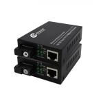 BIDI Fiber Media Converters 10/100Mbps Singlemode SMF TX1310nm/RX1550nm Simplex