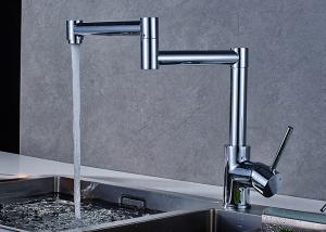 Quality Chrome Finished Modern Kitchen Faucets , ROVATE High End Kitchen Faucets wholesale