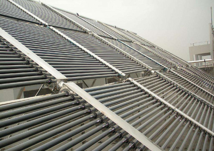 Ground Mounted Vacuum Tube Solar Collector Anti Corrosive Outer Tank