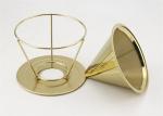 Food Grade Pour Over Coffee Filter Drip Cone Stainless Steel Custom Logo