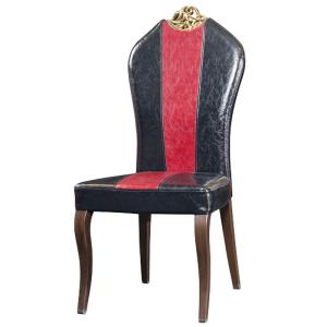 Quality YLX-8009 Wood Paper Finish Iron Tube Popular Dining Chair for Restaurant wholesale