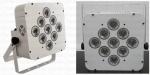 Indoor White Body Wireless LED Par Lights 50-60Hz 100000 Hrs Lamp Life