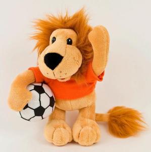 Quality Wild Lion with Football Plush Toy wholesale