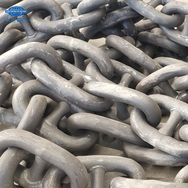 76MM Grade U3 Anchor Chain In Stock With LR BV NK Black Painted