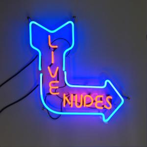 Quality Live Nudes Acrylic Neon Sign Outdoor Advertising 60x45cm Wall Mount wholesale
