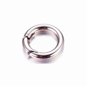 Quality Stainless Steel Round Push In Clasp Accessory for Pendant and Necklace wholesale