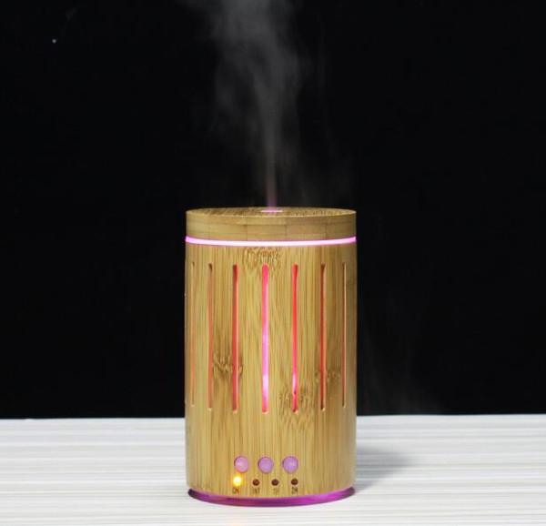 Cheap Real Bamboo Essential Oil Diffuser Cool Mist Ultrasonic Aroma Diffuser for sale