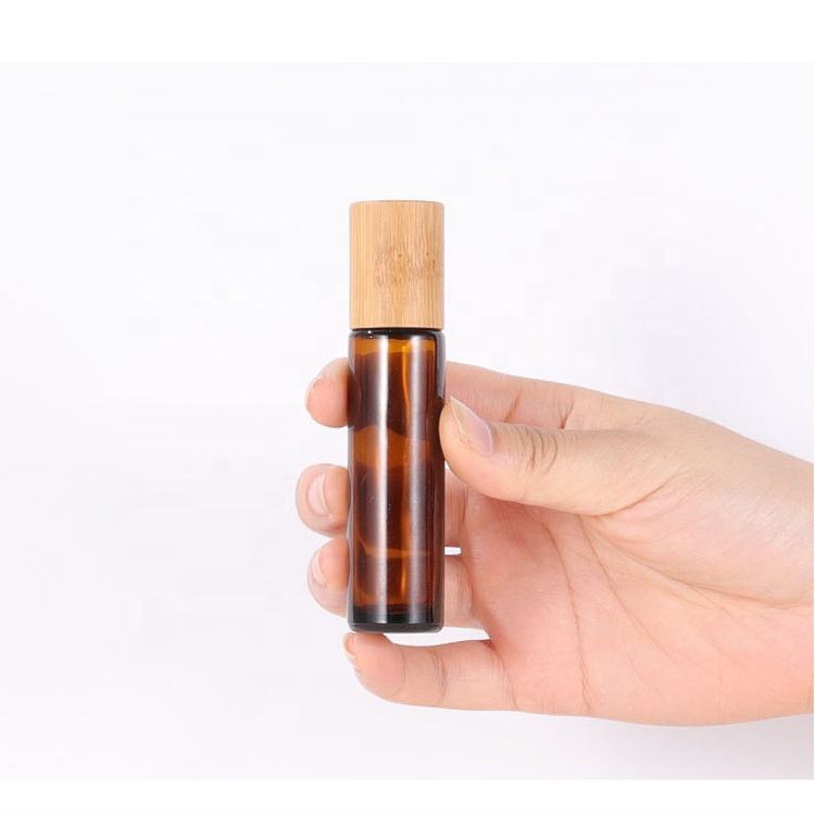 Frosted Glass Cosmetic Body Perfume Oil Roll On Bottle With Twist Up Caps